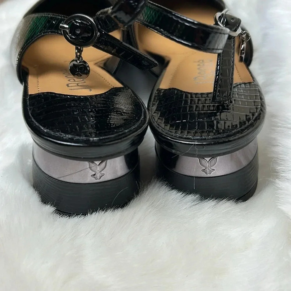 J.Renee shoes, women NEW! Taveta,Lizard print patent,9.5 & 10 chunky round heel - Picture 3 of 16